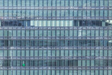 Mirror pattern on business building