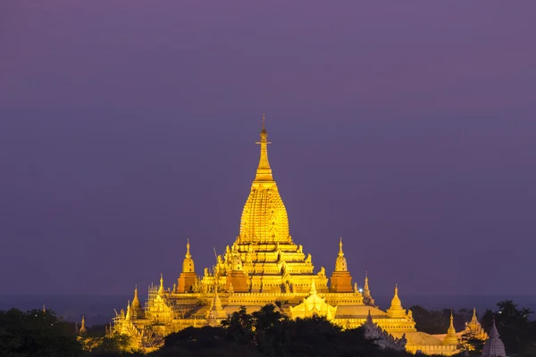 World heritage 4,000 pagoda landscape of Bagan, Myanmar. — стокове фото