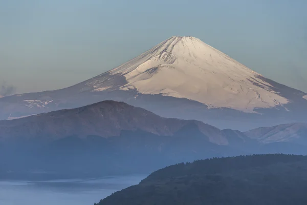 MT. Fuji vintersäsongen skytte Hakone hälsoperspektiv. Japan — Stockfoto