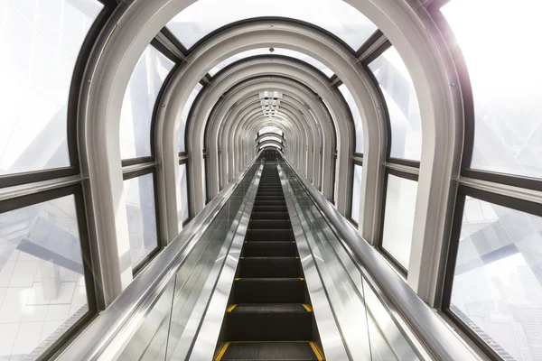 Rulltrappan vid flytande trädgård-observatoriet — Stockfoto