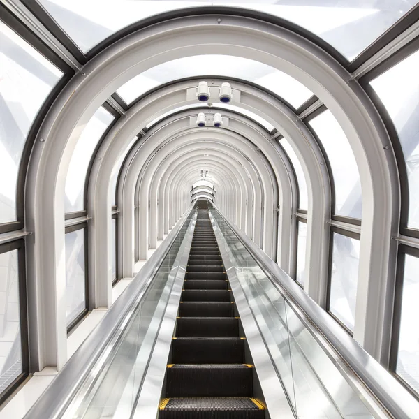 Escalator Obserwatorium pływający ogród — Zdjęcie stockowe