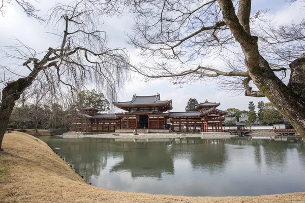 Byodo w buddyjskiej świątyni, został wpisany na listę światowego dziedzictwa UNESCO. Phoenix — Zdjęcie stockowe