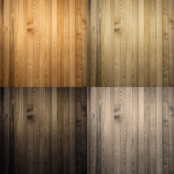 Big Brown wood plank wall texture background — Stock Photo, Image