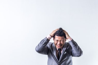 Asya iş adamı ile iş ciddi.