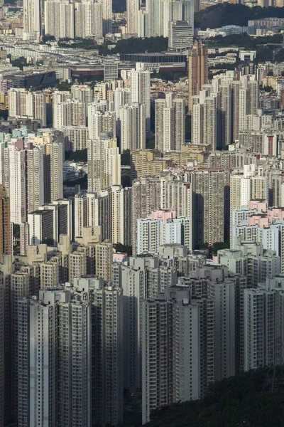 Edificio patrón de apartamentos Hong Kong living . —  Fotos de Stock