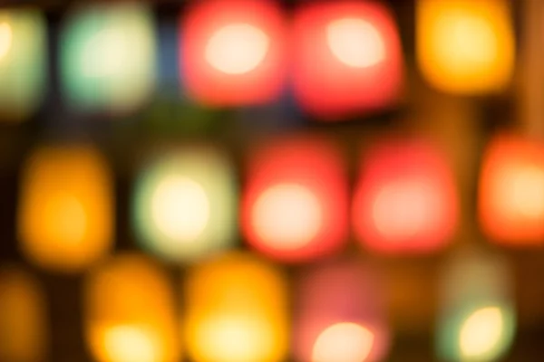 Abstract colorful lantern bokeh background — Stock Photo, Image