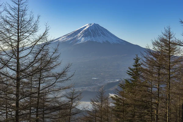 Mont Fuji avec calotte neigeuse. Japon — Photo