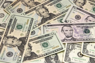 Bize dolar, para arka plan yığını