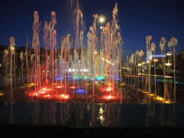 kazan, Rusya Federasyonu - gece görüş çeşme