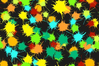 Yeşil Turuncu Renk Lekesiz Arkaplan