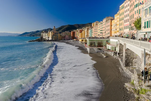 La costa de Camogli — Foto de Stock