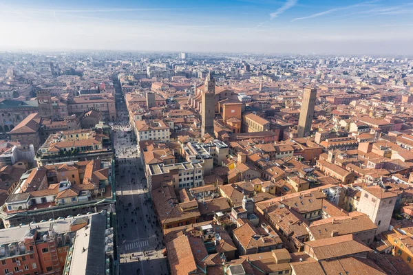 Вид на старый город Болонья — стоковое фото