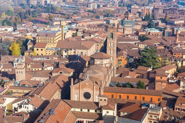 Vista del casco antiguo de Bolonia — Foto de Stock