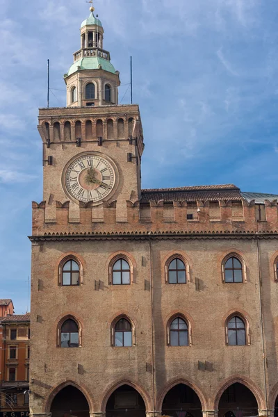 Palazzo d'Accursio in Bologna ロイヤリティフリーのストック画像