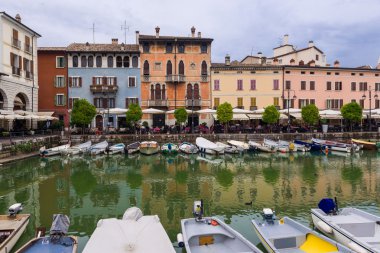 Harbour in Desenzano clipart