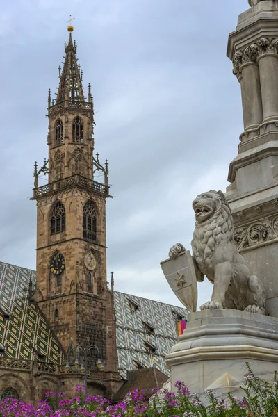 Walther Square in Bolzano — Stock Photo, Image