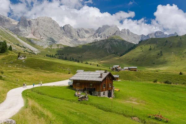 Fuciade Valley w Dolomitach — Zdjęcie stockowe