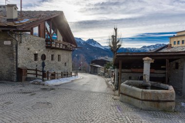 Antik Alp Köyü Sauze d'Oulx
