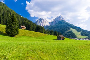 Pastoral dağ manzarası