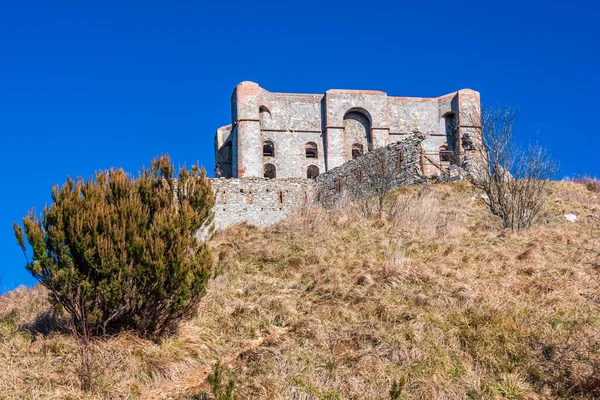Forte Diamante Uma Das Fortificações Nas Colinas Torno Génova Itália — Fotografia de Stock