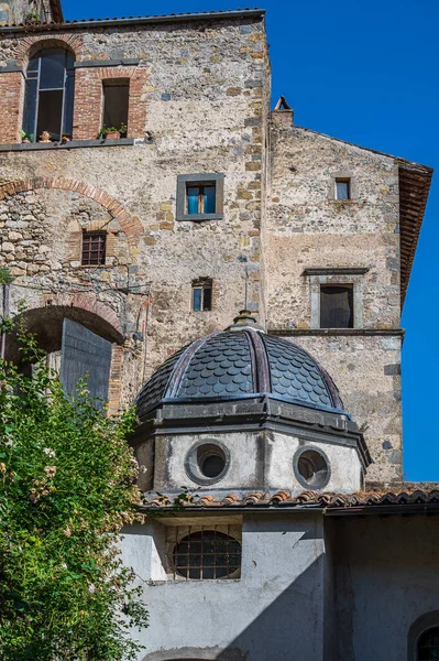 ボルセナの旧市街 同じ名前の湖 ラツィオ イタリアの海岸にある古代の村 — ストック写真