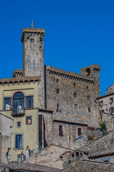 Rocca Monaldeschi Della Cervara Antigo Castelo Cidade Velha Bolsena Lácio — Fotografia de Stock