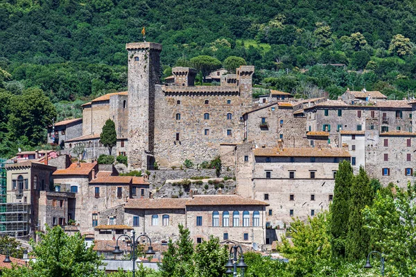 Rocca Monaldeschi Della Cervara Antico Castello Nel Centro Storico Bolsena — Foto Stock