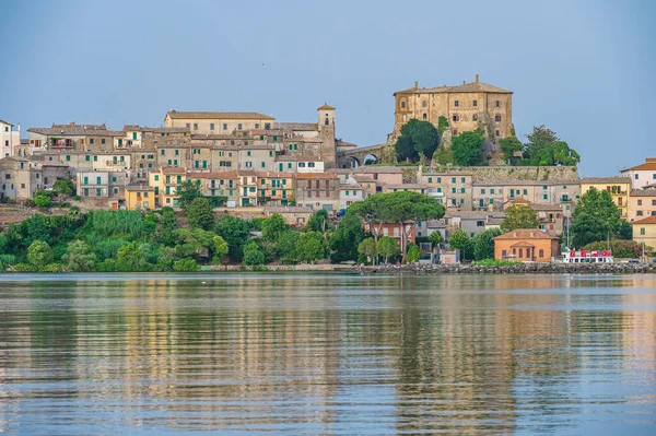 Město Capodimonte Starobylá Vesnice Výběžku Jezera Bolsena Lazio Itálie — Stock fotografie