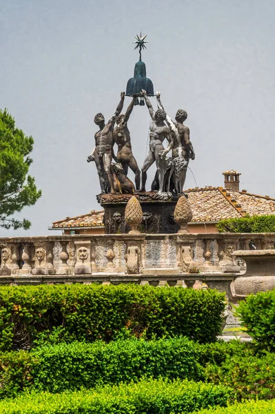 Jardín Manierista Sorpresa Bagnaia Viterbo Italia Central Atribuido Jacopo Barozzi —  Fotos de Stock