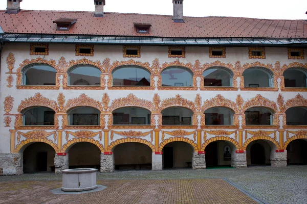 Gewerkenegg kasteel in idrija — Stockfoto