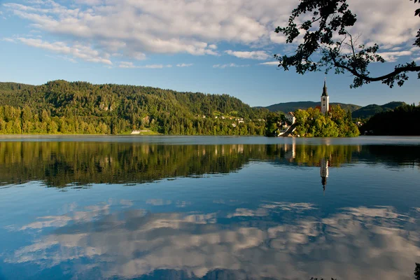 Sjön bled — Stockfoto