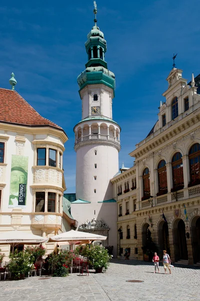 Firewatch tower in Sopron — Stock Photo, Image