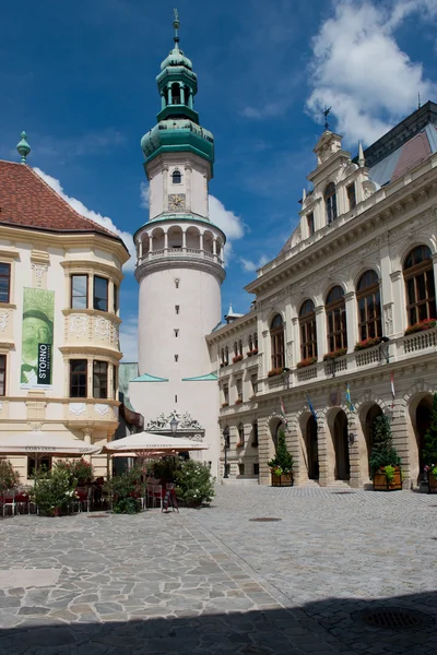 Torre dei Vigili del Fuoco a Sopron — Foto Stock