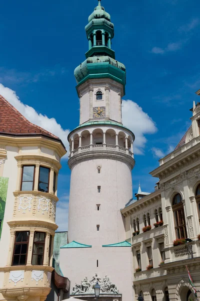 Firewatch tower in Sopron — Stock Photo, Image
