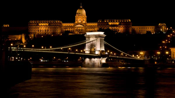 Ponte Chain em Budapeste — Fotografia de Stock