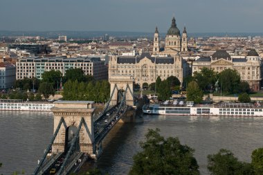 Budapeşte 'deki Zincir Köprüsü