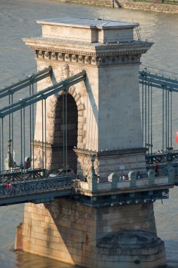 Budapeşte 'deki Zincir Köprüsü