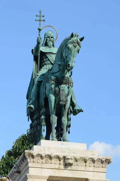 Estátua de santo Estefão — Fotografia de Stock