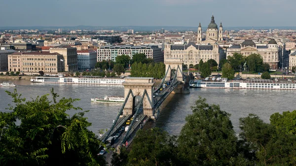 Podul cu lanț din Budapesta — Fotografie, imagine de stoc