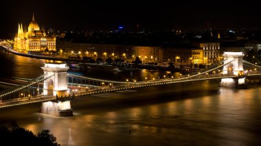Budapeşte 'deki Zincir Köprüsü