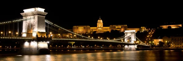 Chain Bridge v Budapešti — Stock fotografie