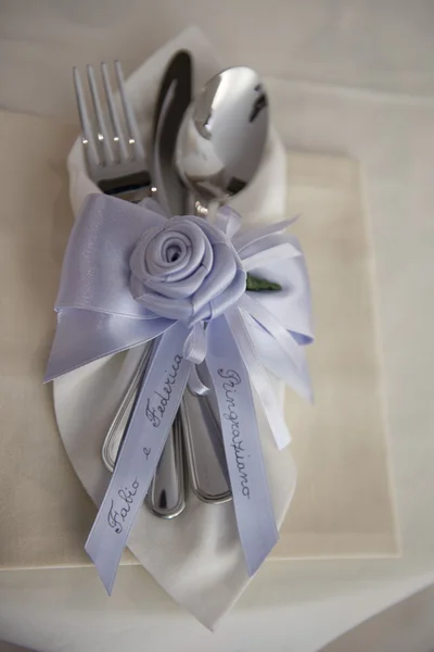 Decoration on a wedding table — Stock Photo, Image