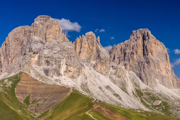 Panorama gór w Dolomitach — Zdjęcie stockowe