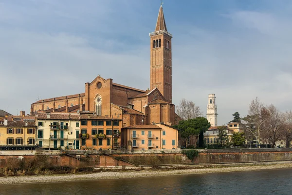 Sant'Anastasia a Verona, Italia — Foto Stock