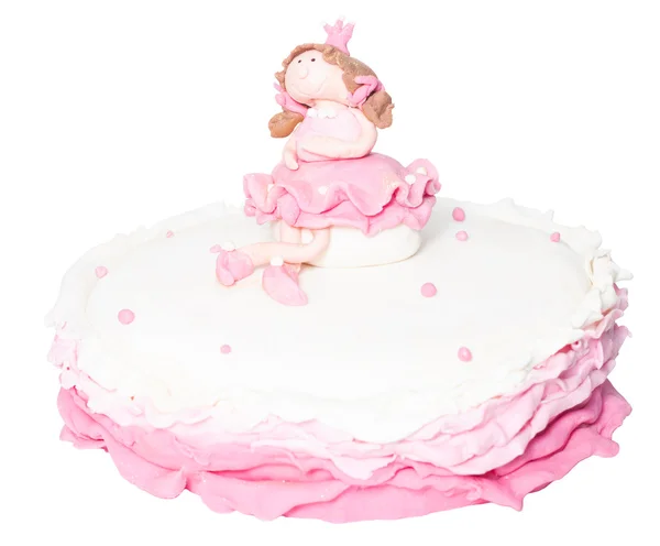 Pastel hecho a mano con princesa —  Fotos de Stock
