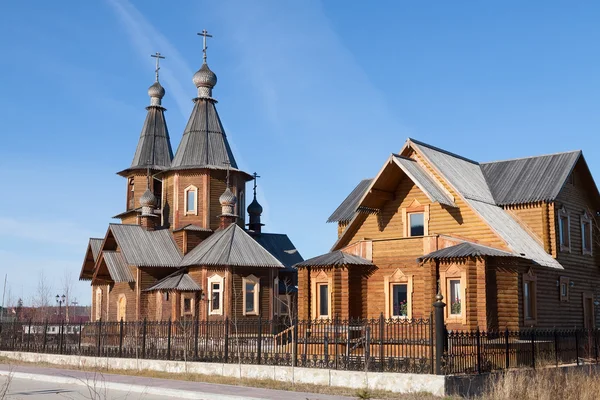 Kyrkan av St oskyldiga i Lensk — Stockfoto