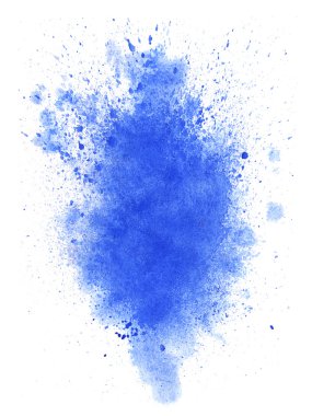 renkli boya sıçraması