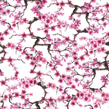 sakura çiçekler