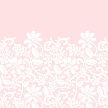 pembe arka plan izole dantel kenarlık