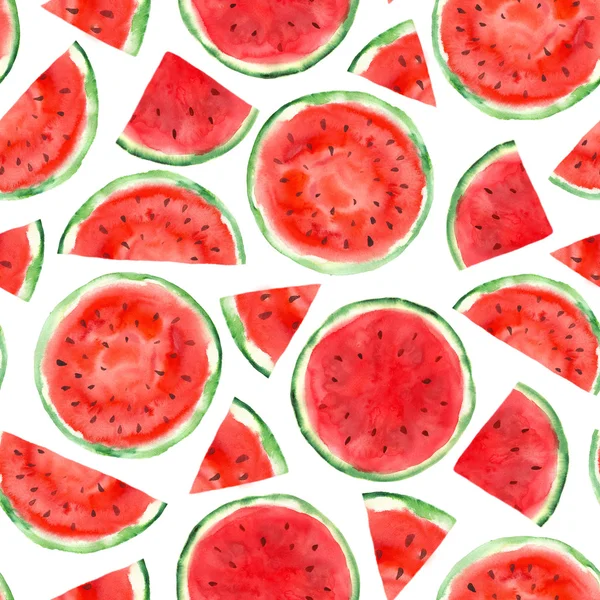 Pattern with watermelon — Stock Photo, Image